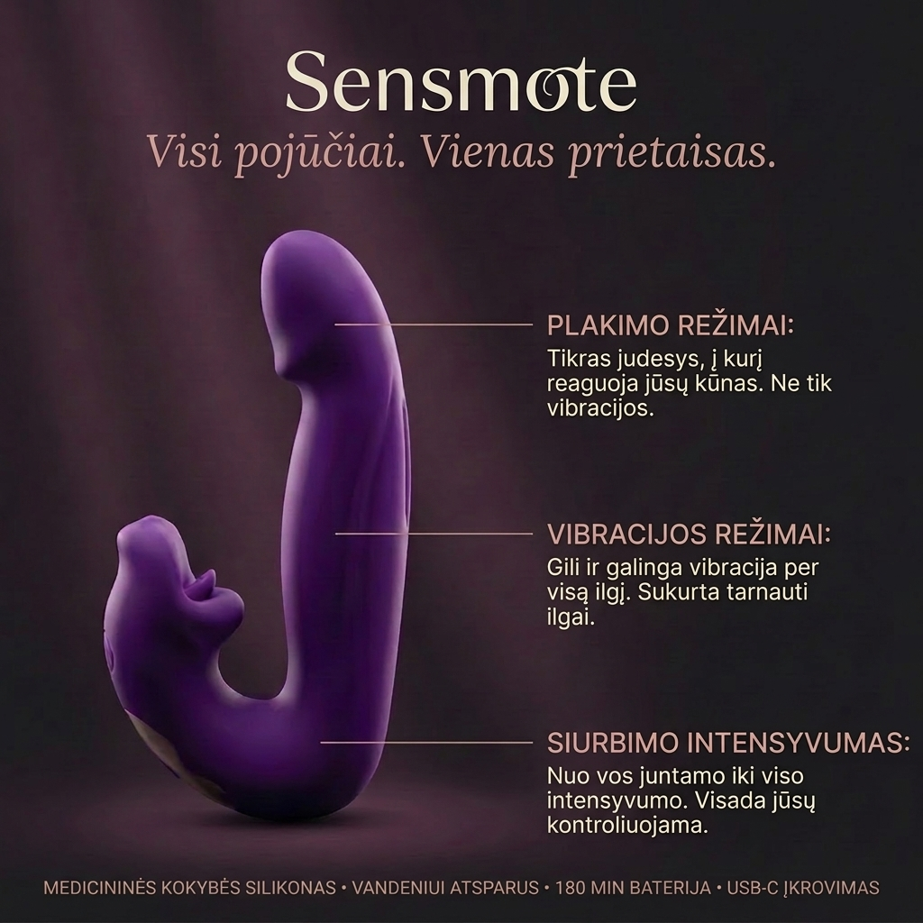 Sensmote™ 4 viename dubens dugno aktyvatorius